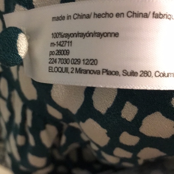 28W Eloquii “Shower of Hail” Swingy Dress with Double Tier Hem - Picture 15 of 17